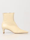 STAUD FLAT ANKLE BOOTS STAUD WOMAN COLOR CREAM,394996078
