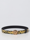YOUNG VERSACE VERSACE YOUNG BAROQUE BELT IN PRINTED SYNTHETIC LEATHER,E61016002