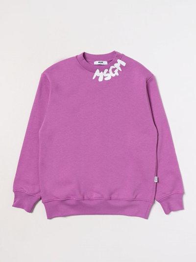 Msgm Pullover  Kids Kinder Farbe Lila In Lilac