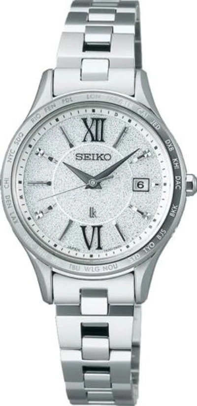 Pre-owned Seiko Lukia Ssvv081 Standard Collection White Watch Women Box