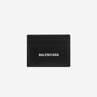 Pre-owned Balenciaga Cash Card Holder Black - 5943091izi31090