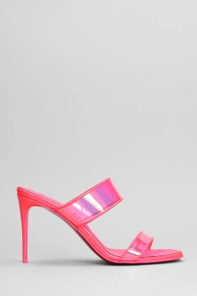 Christian Louboutin Just Loubi Slide Sandal In Pink
