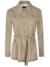 Apc Joann Belted Cotton Jacket