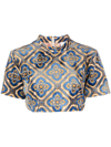 ETRO ETRO PRINTED CROPPED TOP