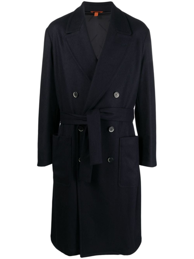 Barena Venezia Double-breasted Wool-blend Coat In Blue