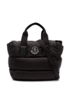 Moncler Mini Caradoc Padded Mini Bag In Black