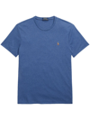 Polo Ralph Lauren Polo Pony-embroidered Cotton T-shirt In Blue