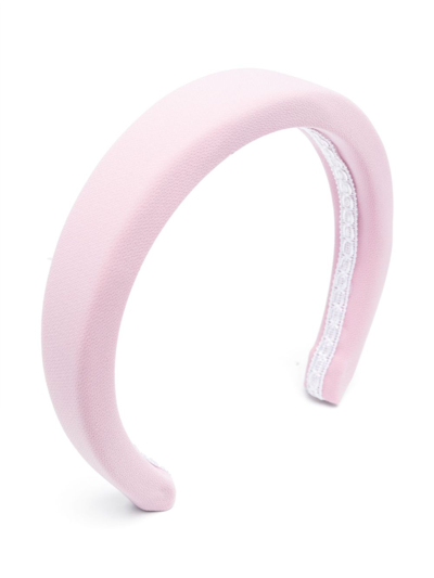 Mi Mi Sol Chunky-band Padded Headband In Pink