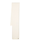 Polo Ralph Lauren Embroidered-logo Cable-knit Scarf In Neutrals