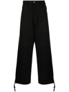 Société Anonyme Fabien Mid-rise Wide-leg Jeans In Black
