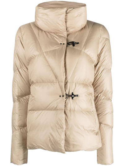 Fay New Gala - Short Down Jacket In Beis