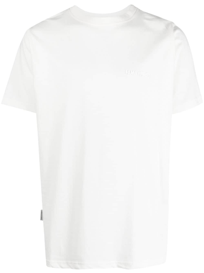 Family First Logo-print Cotton T-shirt In White