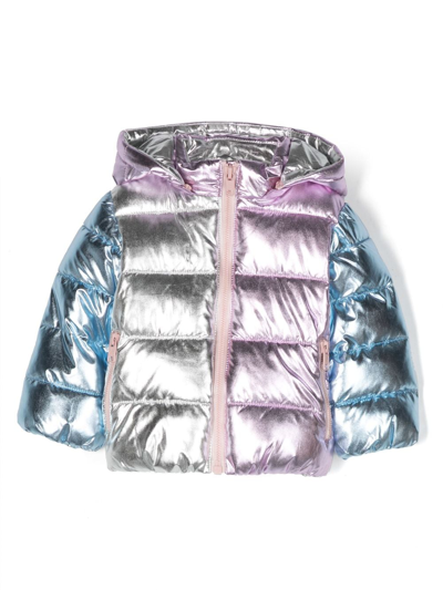 Stella Mccartney Muticolor Down Jacket For Baby Girl In Multicoloured