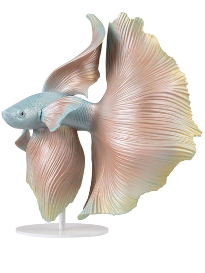 Lladrò Betta Fish Porcelain Sculpture In Pink