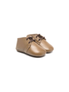 BONPOINT ROUND-TOE LEATHER PRE-WALKERS