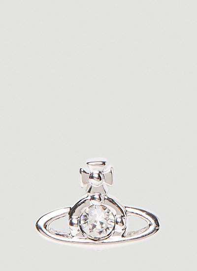 Vivienne Westwood Nano Single Stud Earring In Silver
