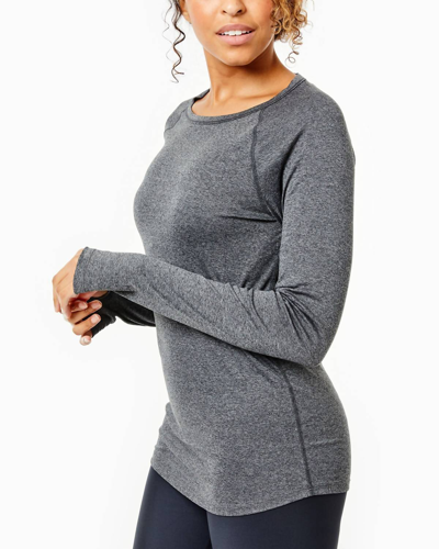 Addison Bay Mack Long Sleeve In Heather Grey