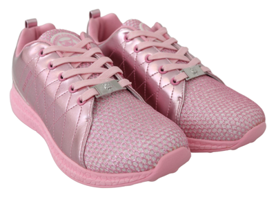 PLEIN SPORT PLEIN SPORT BLUSH POLYESTER RUNNER GISELLA SNEAKERS WOMEN'S SHOES