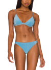Mikoh Taga 2-piece Bikini In Lurex Bermuda In Multi