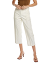 Vince Tailored Crop Wide Leg Pant In White