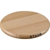 Staub Round Magnetic Wood Trivet In Brown