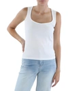 Monrow Basic Rib Tank In White