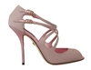 DOLCE & GABBANA Dolce & Gabbana Glitte Strappy Heels Sandals Women's Shoes