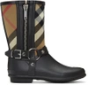 BURBERRY BURBERRY BLACK ZANE RAIN BOOTS