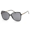 Jimmy Choo Women's Fedes-0807-ir 59mm Black Sunglasses In Black