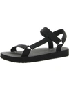 Sun + Stone Tabby Womens Open Toe Casual Ankle Strap In Black