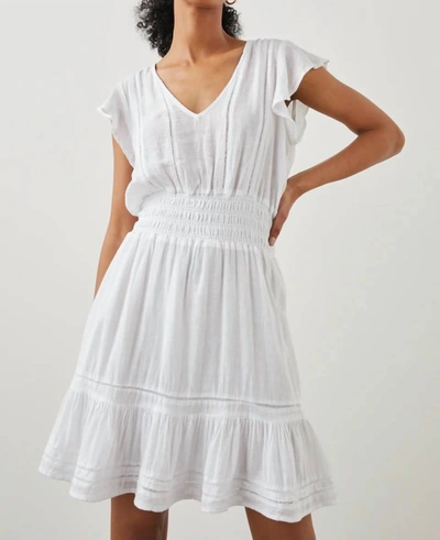 Rails Tara Dress In White Lace Detail