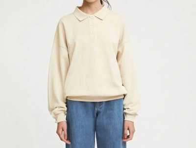 Rita Row Organic Cotton Sweatshirt Uma In Beige