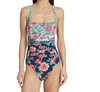 JOHNNY WAS JAPER RUCHED ONE PIECE SWIMSUIT IN MULTI
