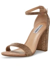 Steve Madden Carrson Womens Embellished Ankle Strap Evening Sandals In Multi