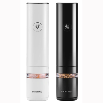 Zwilling Enfinigy Electric Salt & Pepper Mill In White