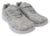 Plein Sport Silver Polyester Runner Joice Sneakers In Silver