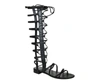 Stuart Weitzman Women's Sparta Leather Gladiator Boots In Black