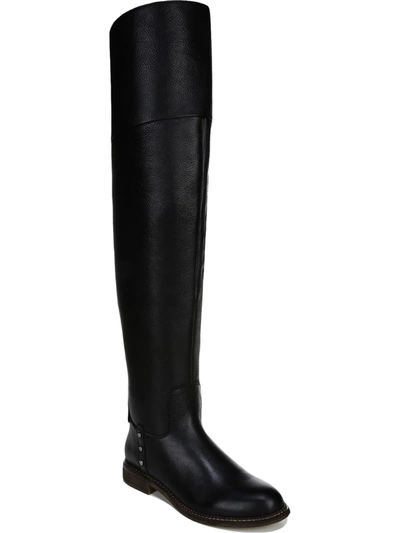 FRANCO SARTO HALEEN WOMENS LEATHER RIDING OVER-THE-KNEE BOOTS