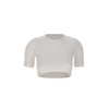 PALM ANGELS PALM ANGELS RIBBED CROPPED TOP