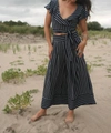 Misa Nikola Wide Leg Pants In Black