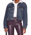 Agolde Shrunken Charli Jacket In Multi
