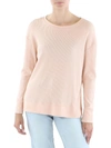 JESSICA SIMPSON WOMENS RIBBED HIGH LOW BLOUSE