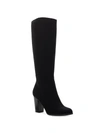 Style & Co Addyy Womens Faux Suede Block Heel Knee-high Boots In Black