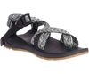 Chaco Women's Z/2 Adjustable Strap Sandal In Trap B+w In Black