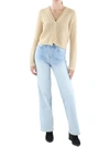 Vince Eyelash Knit V-neck Cardigan In Beige