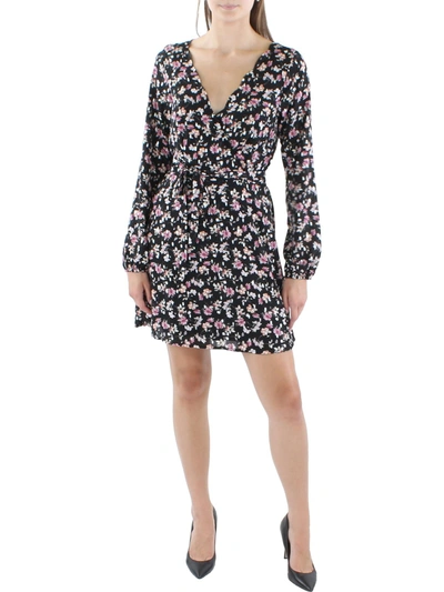 Trixxi Womens Floral Print Midi Slip Dress In Multi