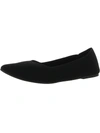 Mia Delano Womens Slip On Dressy Pointed Toe Flats In Black