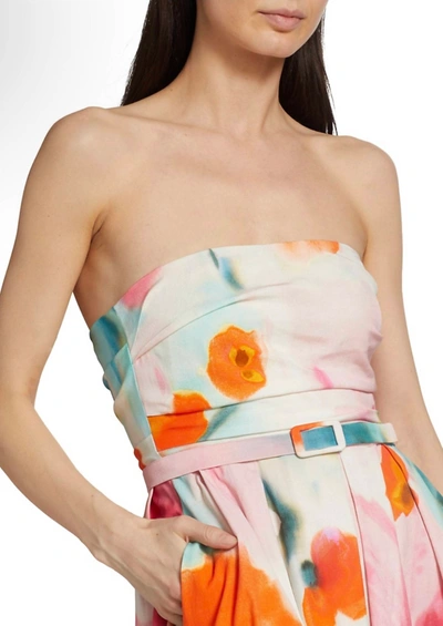 marella orange dress MARELLA cap sleeve orange red midi dress , Size 6,