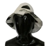 Dolce & Gabbana White Cotton Big Polka Dot Pattern Bucket Hat In White