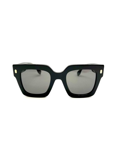 Fendi Eyewear Square Frame Sunglasses In Black